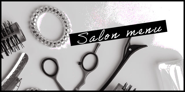 美容室サークルサークル結城のメニューです。カット・パーマ・カラーなど、お客様のご希望に合うようご提案させていただきます。